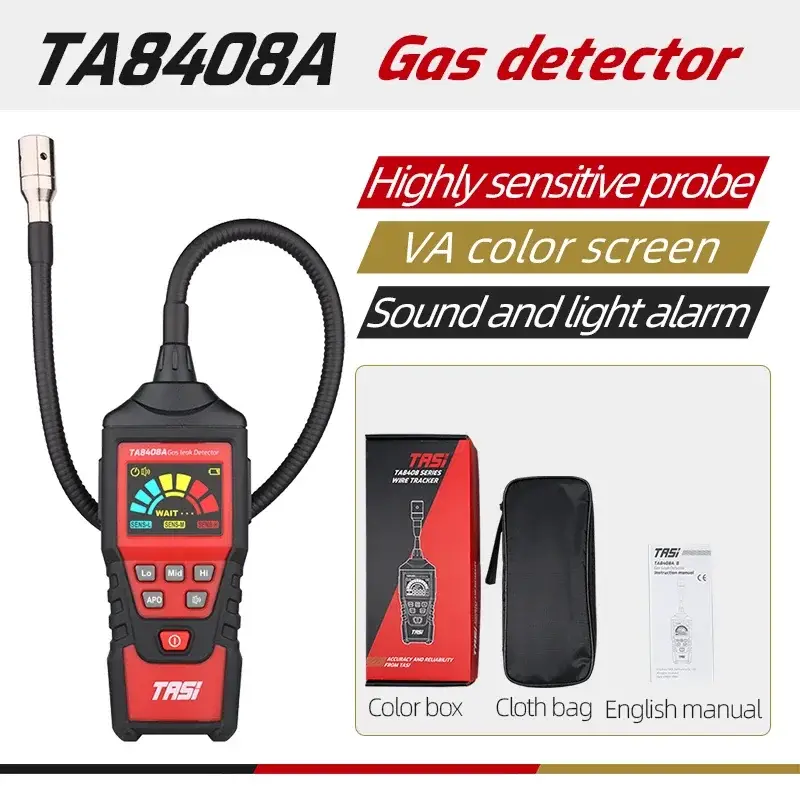 TASI TA8408 Series Gas Leak Detector User Manual