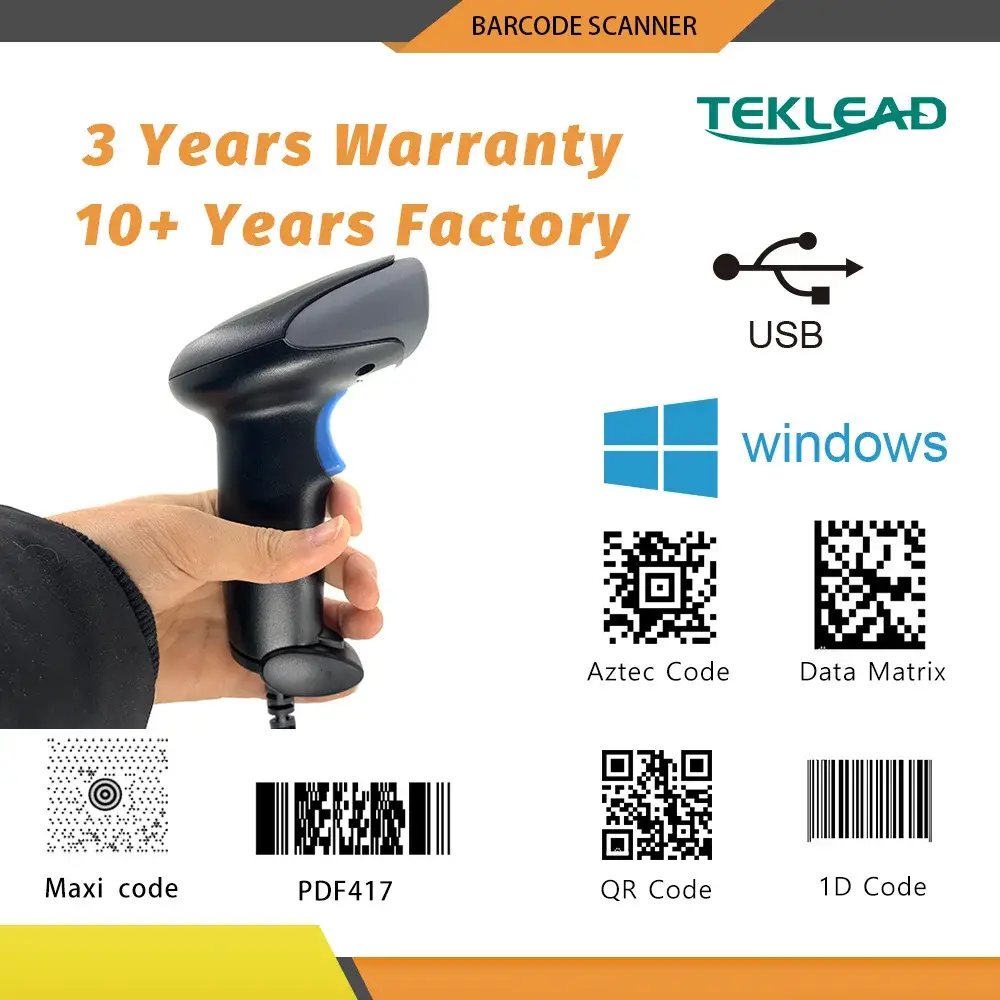 TEKLEAD T-1902L Barcode Scanner User Manual