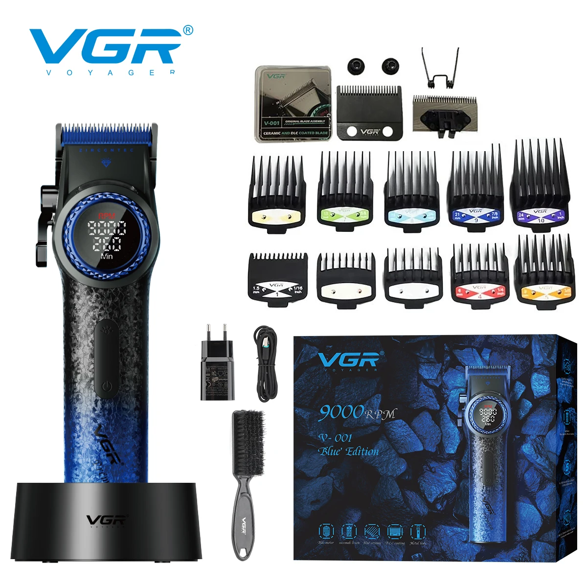 VGR V-001 Professional Hair Trimmer Instruction Manual