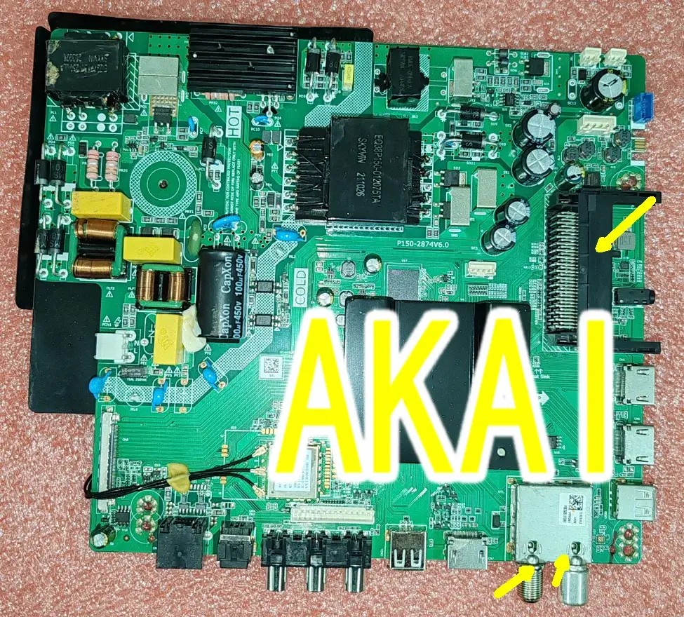 P150-2874V6.0 Network WiFi 4K TV Motherboard Instruction Manual