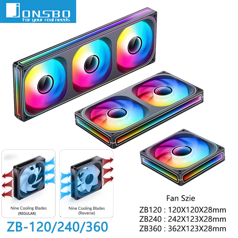 Jonsbo ZB-120/240/360 ARGB Computer Case Fan User Manual