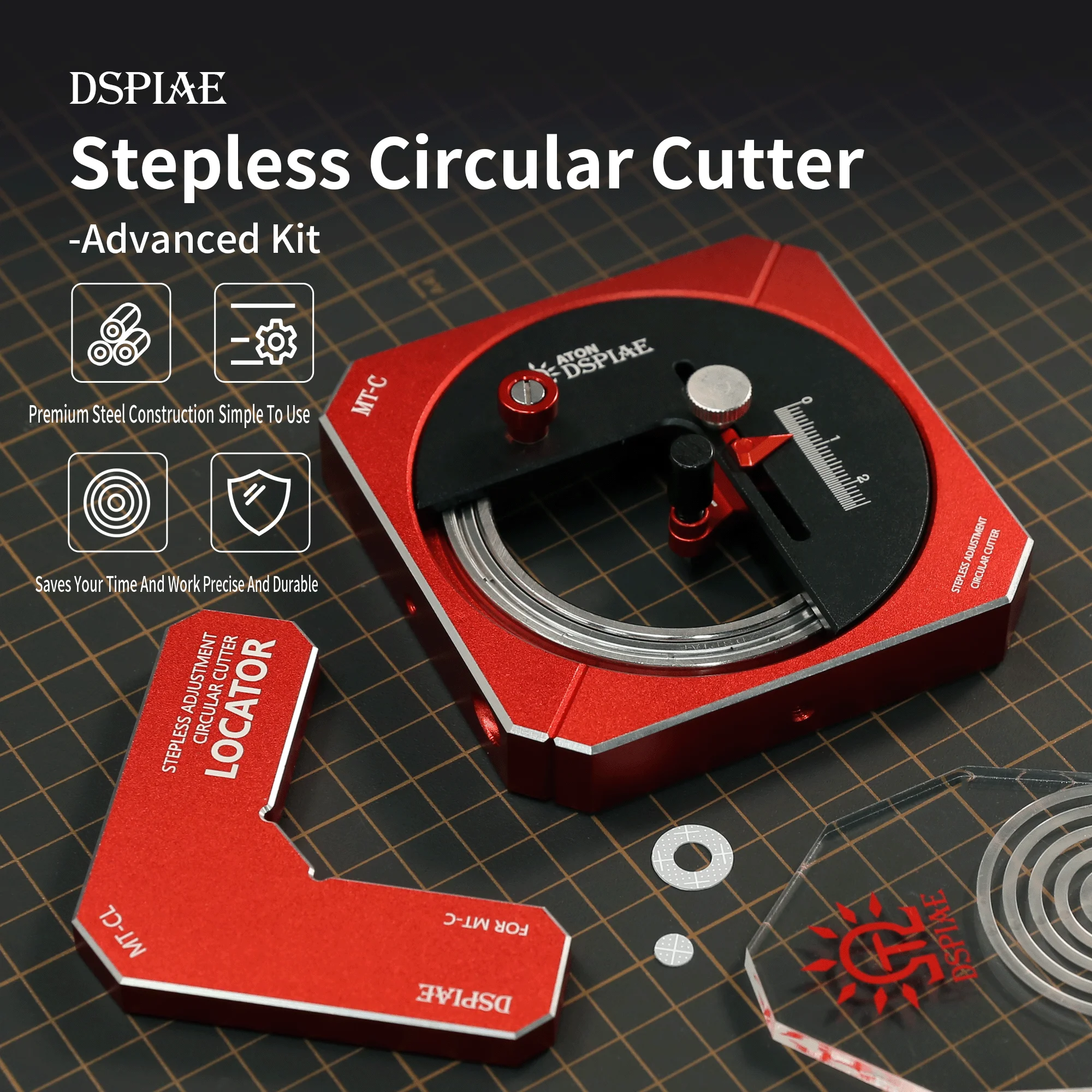 DSPIAE MT-C Stepless Adjustment Circular Cutter User Manual