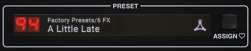 preset using