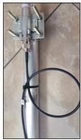 Munters Green RTU G5 Serial Transmitter Module Installation Guide - Fit the washers provided with each U Bolt