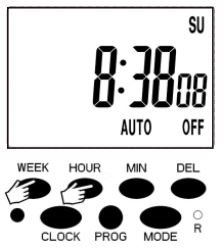 CFGROW Digital Timer Outlet User Manual - Cancel the random function