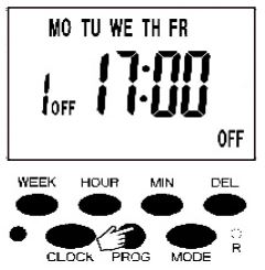 CFGROW Digital Timer Outlet User Manual - Press the PROG button aging