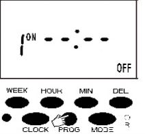 CFGROW Digital Timer Outlet User Manual - Press the PROG button