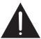 DIGITECH LED Clock with AM FM Radio User Manual - Warning or Caution icon