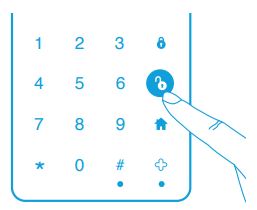 ERA PROTECT Wireless Touch Keypad User Manual - DISARMING ALARM