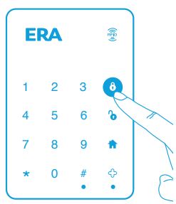 ERA PROTECT Wireless Touch Keypad User Manual - ARMING ALARM