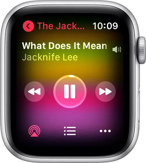 Apple Watch AirPlay icon