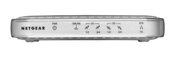 Image of front view of CMD31T modem