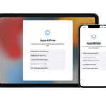 Use iCloud to transfer data from your previous iOS device to your new iPhone, iPad, or iPod touch-featured