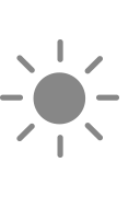 Brightness icon that looks like a sun