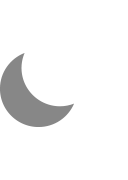 Crescent moon icon