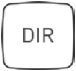 HOTT CD611 CD611T - Key function description - DIR