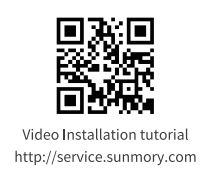 SUNMORY MF18166 Arc Floor Lamp with Remote Control User Manual - QR Code