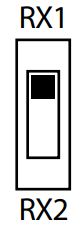FIG 7 Module configuration in RX1 mode