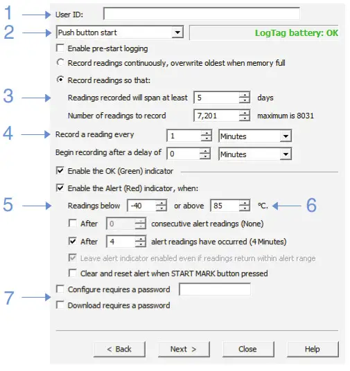 LogTag Temperature Recorder - “Standard Configuration”