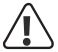 MONOPRICE WORKSTREAM Single Motor Sit-Stand Desk with Top Controller User Guide - Warning or Caution icon
