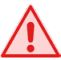 permobil SmartDrive MX2+ with Push Tracker User Manual - Warning or Caution icon