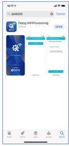 dialog DA16200 Provisioning the Mobile App for Android and iOS - iOS Application