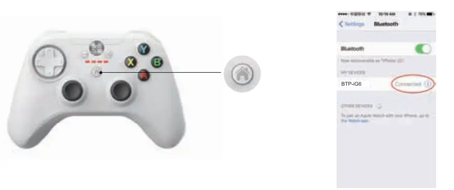 iG6 IR10 Beitong ios Game Controller EX - ວິທີໃຊ້