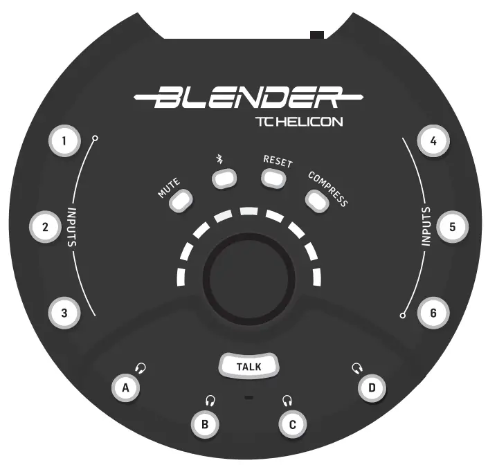 BLENDER Portable 12 8 Stereo Mixer with 12 2 USB Audio Interface and Remote Control-