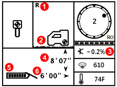 DIGITRAK F1 Falcon HDD Locating System - Predicted Depth Screen