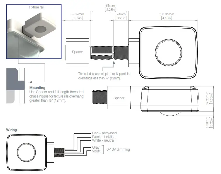 DOUGLAS BT FMS A Lighting Controls Bluetooth Fixture Controller & Sensor - INSTALLATION