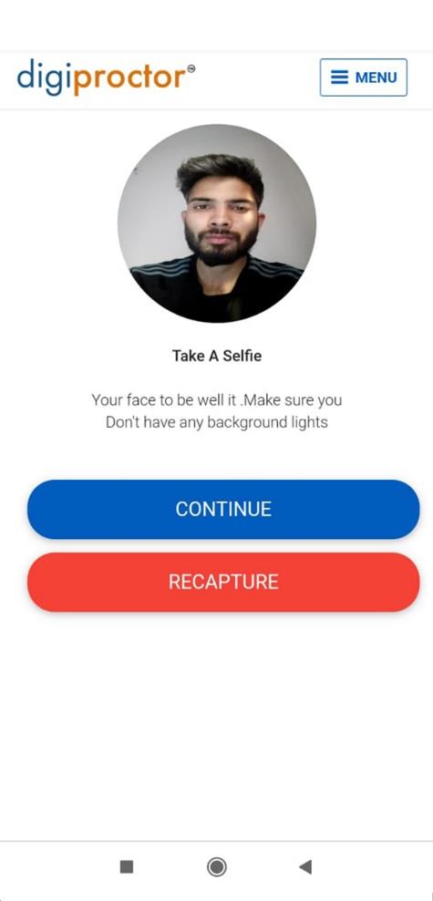 Digiproctor Test Taking App - Get Authenticated to log into the 2