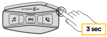 INTERPHONE U COM 16 Motorcycle Intercom - Group Mesh modes