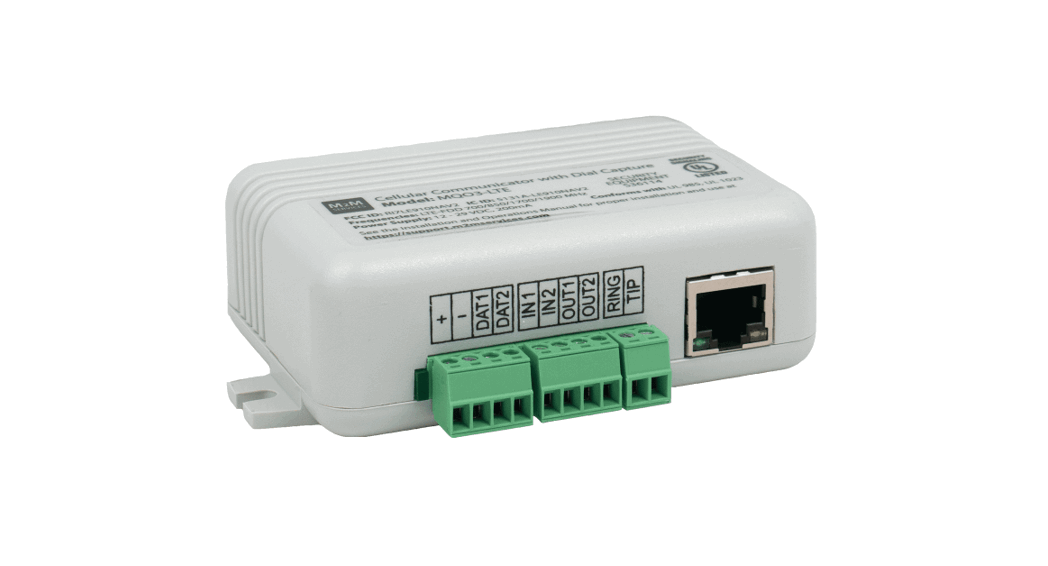 M2M MQ03 LTE M Dual Path Cellular LAN Alarm Communicator with Dial Capture interface - Featured Image