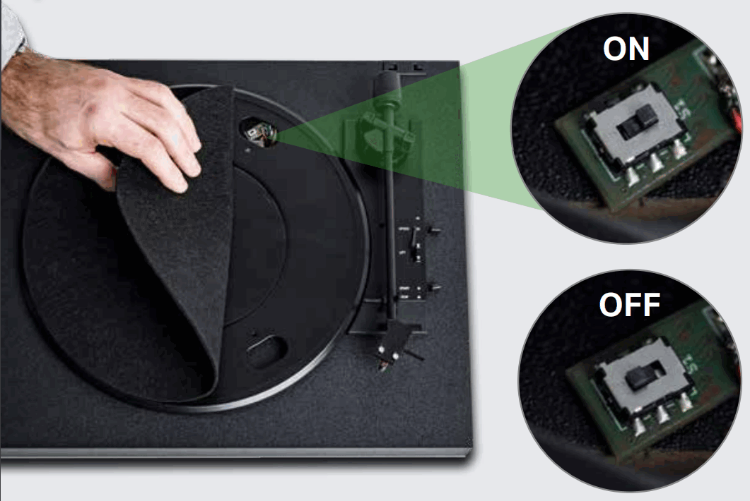 Pro Ject A1 Audio System - Preamplifier ON