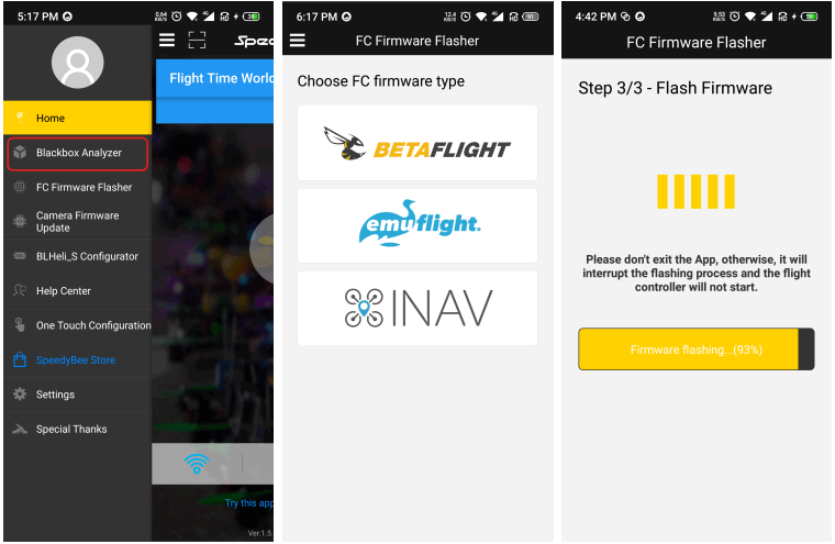 SpeedyBee Adapter 3 Built In Bluetooth and Blackbox Downloader - Flight Controller