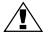 EXPLORE SCIENTIFIC RDC1005 Radio-Controlled Alarm Clock Instruction Manual - Warning or Caution icon
