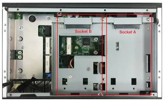 MOXA V2403C Series Fanless x86 Embedded Computers for IIoT - socket
