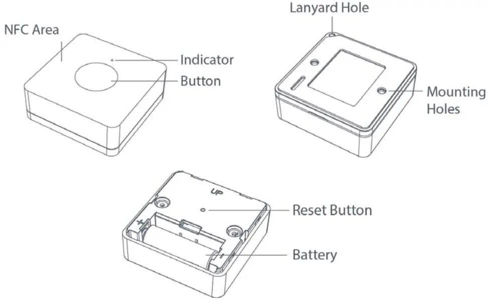 Milesight WS101 LoRawan سمارټ تڼۍ - هارډویر