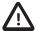 POLAR 4J Optical Heart Rate Sensor User Manual - Warning or Caution icon