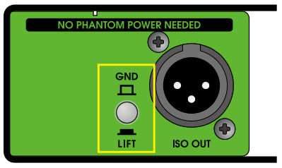 UNiKA 117000 PRO ONE Passive Line Level DI Box with Custom Isolation Transformer - ELIMINATING