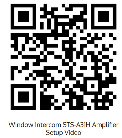 contacta STS K070 Window Intercom Speaker Pod System - qr code 1