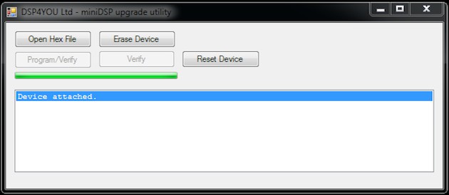miniDSP DDRC-22 High Resolution Audio Processor - MCU FIRMWARE UPGRADE 1