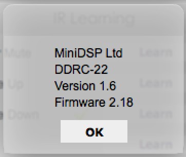 miniDSP DDRC-22 High Resolution Audio Processor - MCU FIRMWARE UPGRADE 2