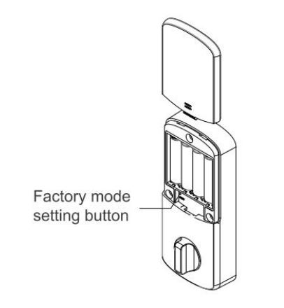 ARIZE ASL120 Series Smart Lock - Restore Factory Mode Setting