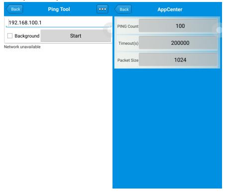CHAINWAY C66 Mobile Data Terminal - PING tool