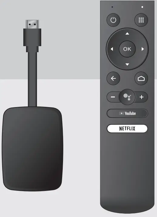 Pontis SMP103 Streaming Media Player with Voice Search Remote -