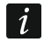 Satel INT-VG Voice Module User Manual - Information icon