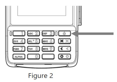 XCL AT 100 Series Terminal Payment Device - Power On Off The Device