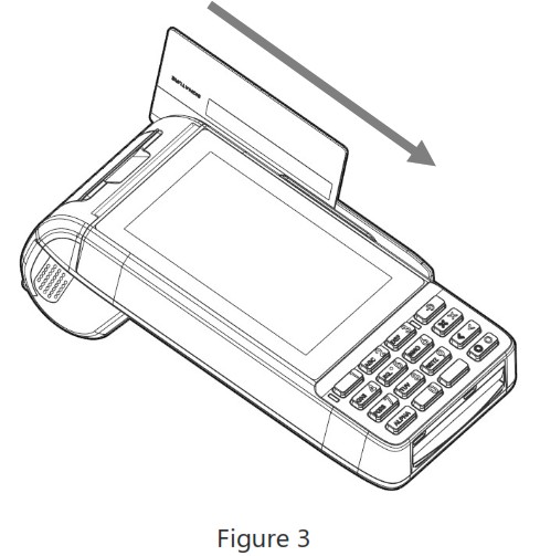 XCL AT 100 Series Terminal Payment Device - Using the Magentic Card Reder