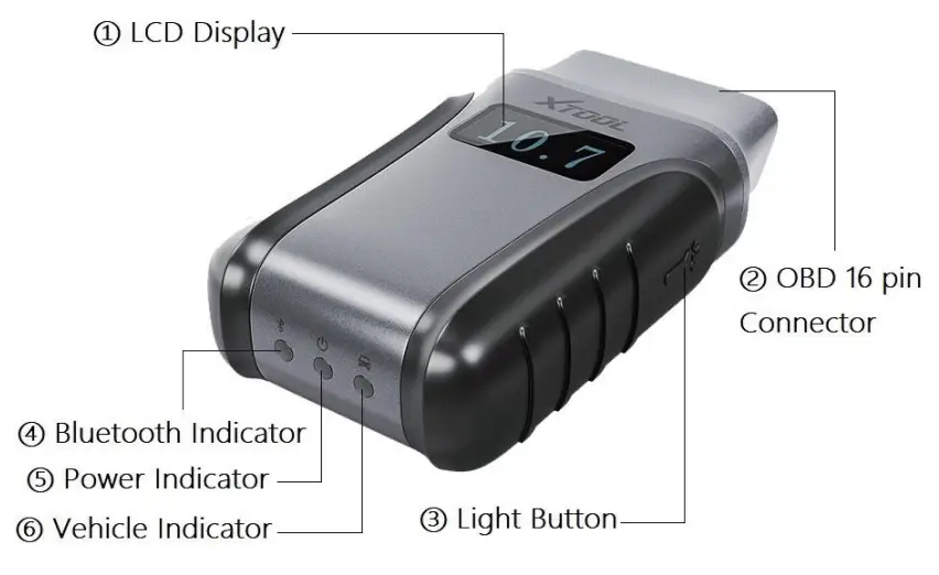 XTOOL A30D Anyscan BT OBD2 Scanner for iOS Android -fig2